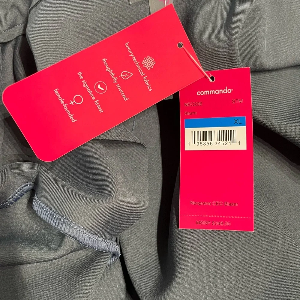 NWT Commando Neoprene CEO Blazer in Storm Size XL. Retail $348. - Picture 10 of 11